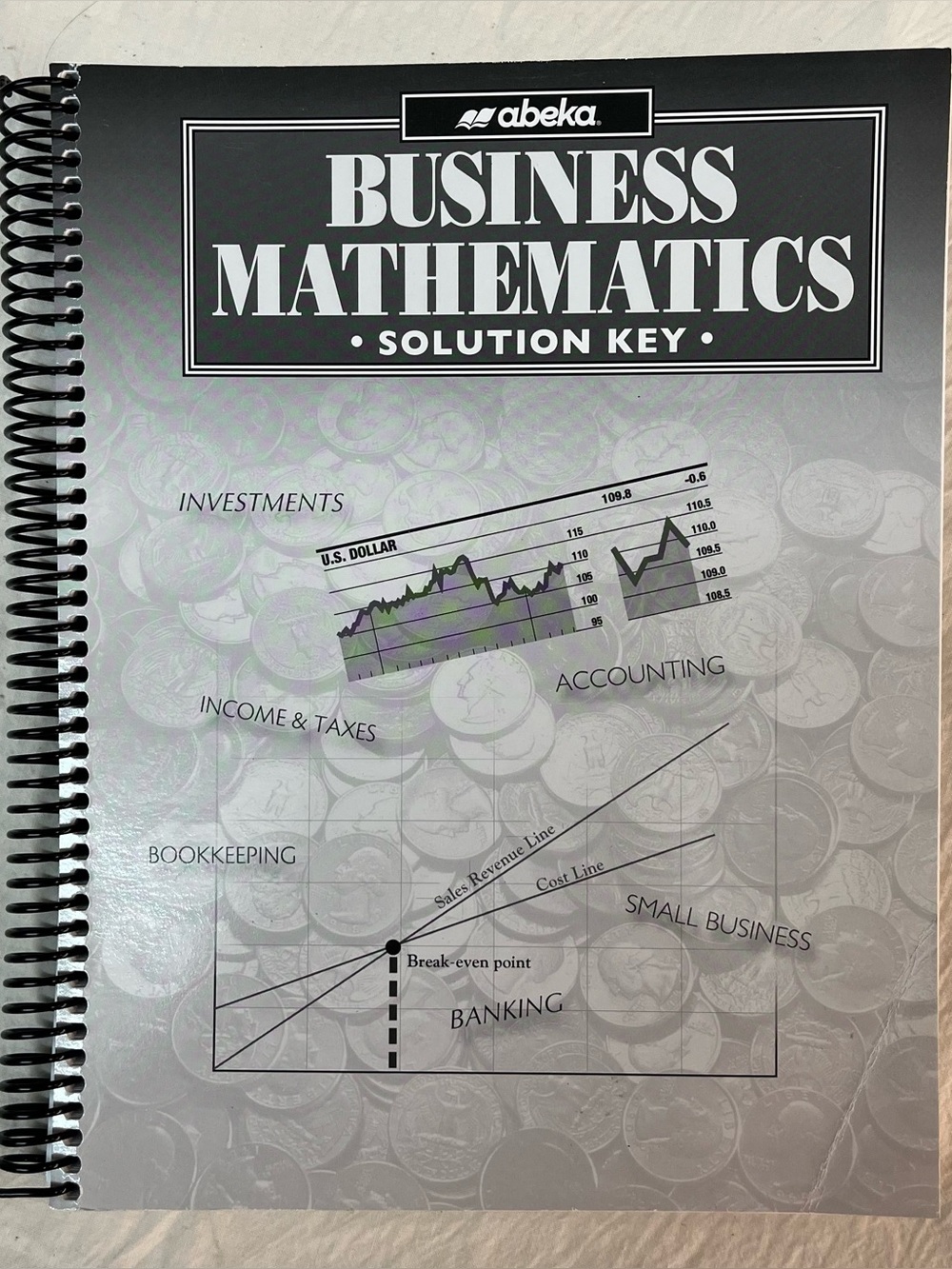 Abeka Business Mathematics Solution Key Spiral Bound Paperback Teacher